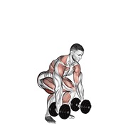 dumbbell clean